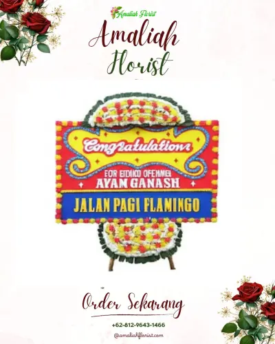Bunga Papan Congratulation di Palopat Pijor Koling
